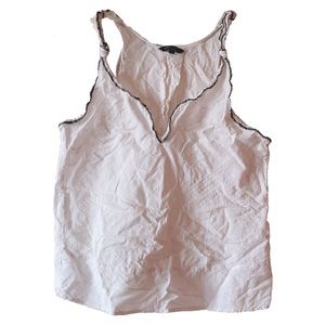 Naked Zebra White Floral Embroidered Top 🔲🦓